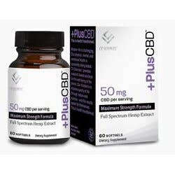 PlusCBD Oil Softgels Maximum Strength Formula 50mg