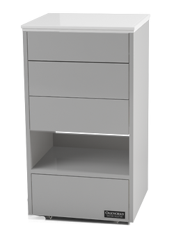 OAKWORKS® Masters Collection Halo Slimline Trolley with 4 Drawers