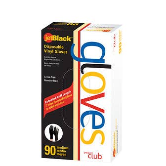 Product Club JetBlack® Disposable Vinyl Gloves - 90 ct. Box