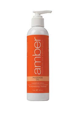 Amber Tangerine Basil Massage Oil