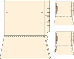 14 Pt Single Ply End Tab No Fasteners 50 Count