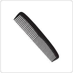 Hair Comb 5" Black Standard