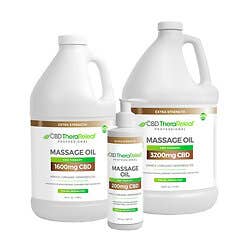 CBD TheraReleaf®  Professional Massage Oil Extra Strength