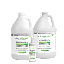 CBD TheraReleaf®  Professional Massage Oil Regular Strength