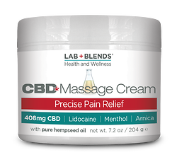 Lab+Blends&trade; 408mg CBD Massage Cream - 7.2 oz By BIOTONE®