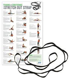 Xl Stretch Out Strap With Training Poster