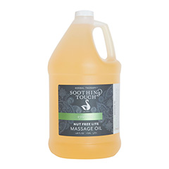 Soothing Touch Nut Free Lite Massage Oil with Sunflower Oil